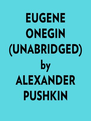 cover image of Eugene Onegin (Unabridged)